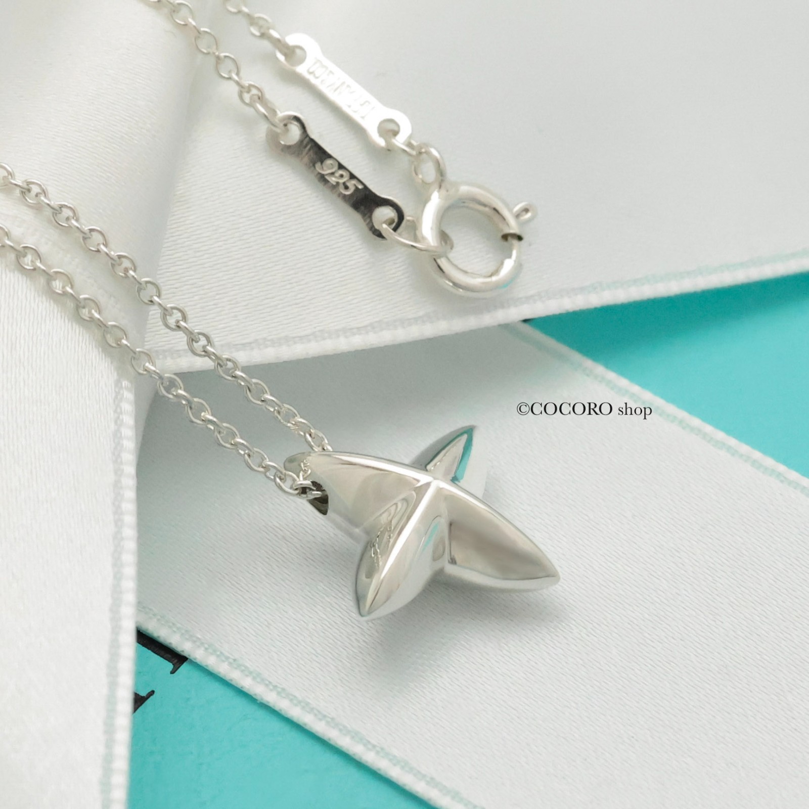 Tiffany & Co. Elsa Peretti Sirius Star Necklace Pendant 16.1