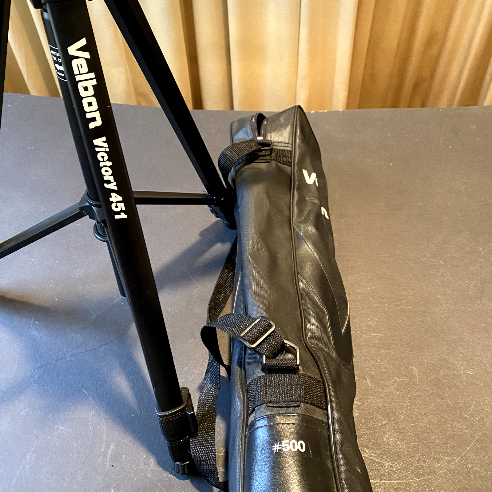 Velbon Victory 451 Tripod & PH-656Q Quick Release & Zippered Case