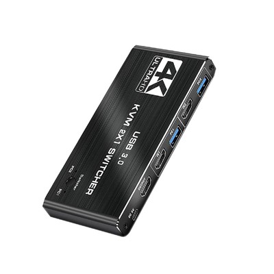 4K 60Hz HDMI KVM Switch Dual Monitor USBx4  HDMI KVM Switch 2 in 1 out