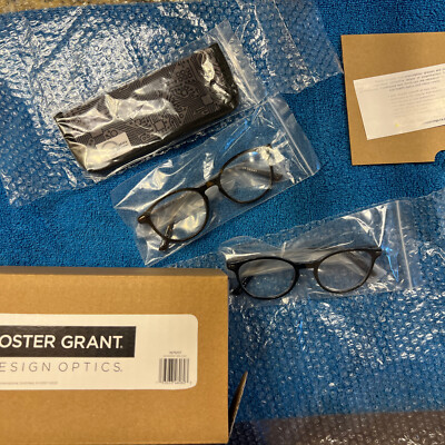 Design Optics by Foster Grant Blue Light Reading Glasses , 2-packDesign  1.25