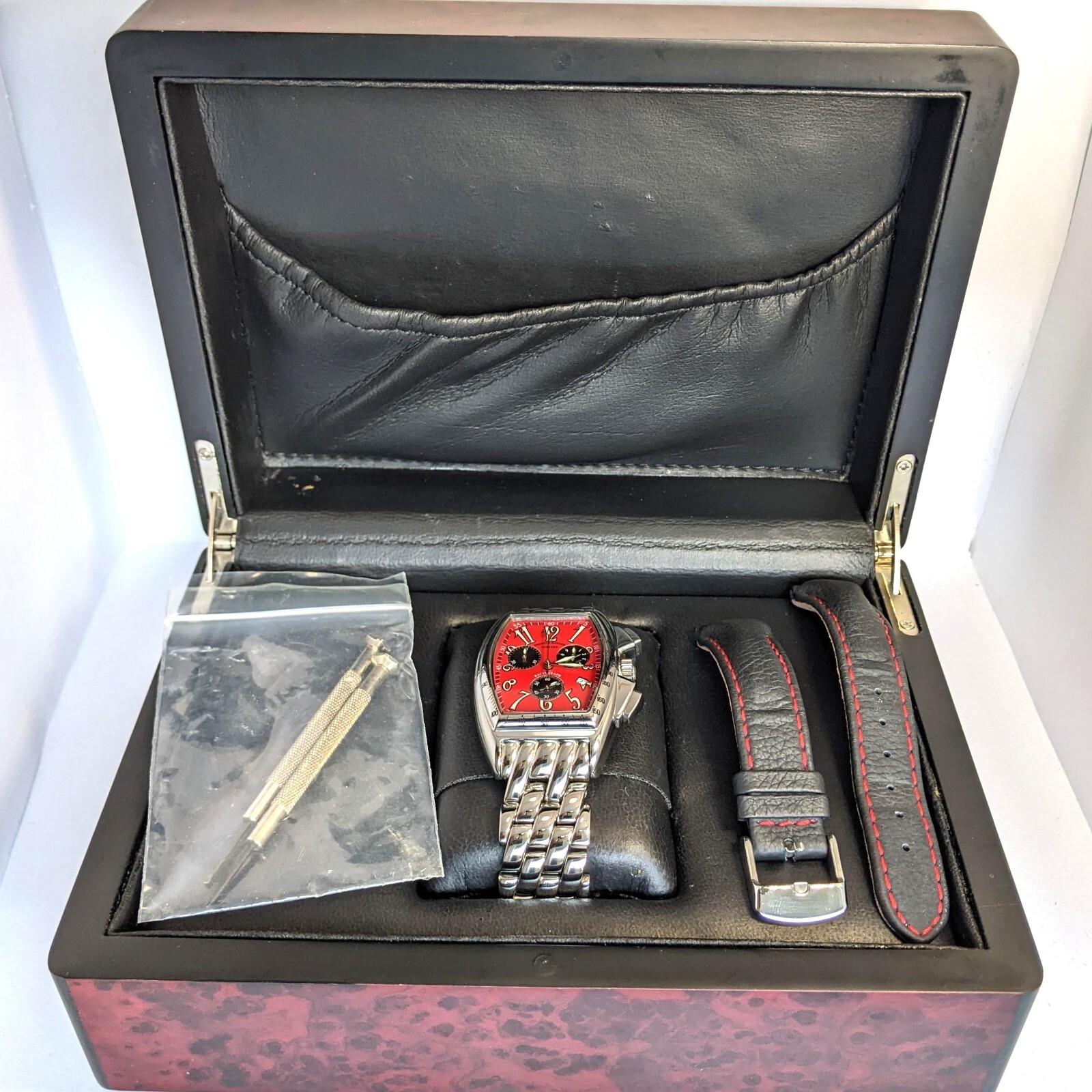 RXW CURVERD フォーミュラマスター ETA ケントレーディング RXW Curverd Ken Trading Formula Master Racigraph Chronograph
