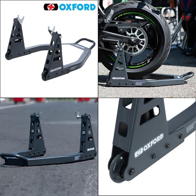 Oxford ZERO-G LITE Rear Motorcycle Paddock Stand Heavy Duty Aluminium 300 kg