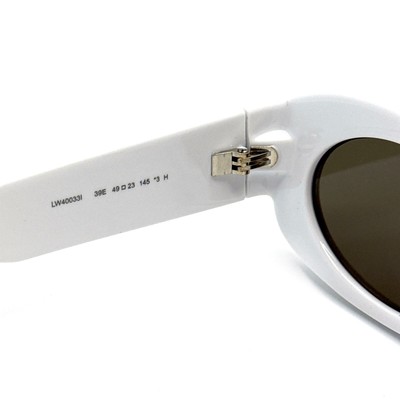 Pre-owned Loewe New,  Sunglasses Lw40033i 39e Authentic In Yellow