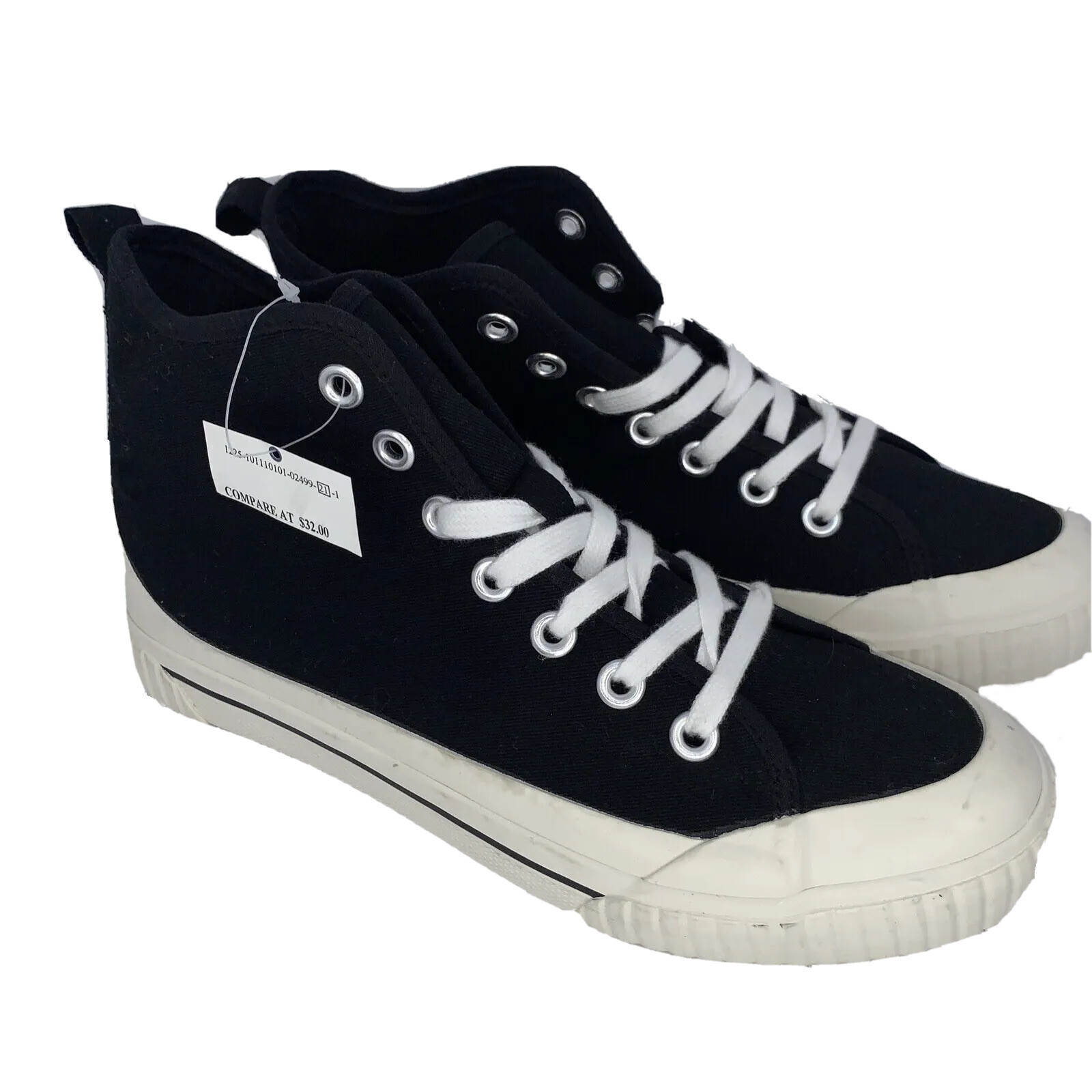 New- Esprit Canvas Hi Top Womens Size 9 Shoes Sneakers Black Lace Up:  купить с доставкой из США, цена 3 182 руб - (394417699581)