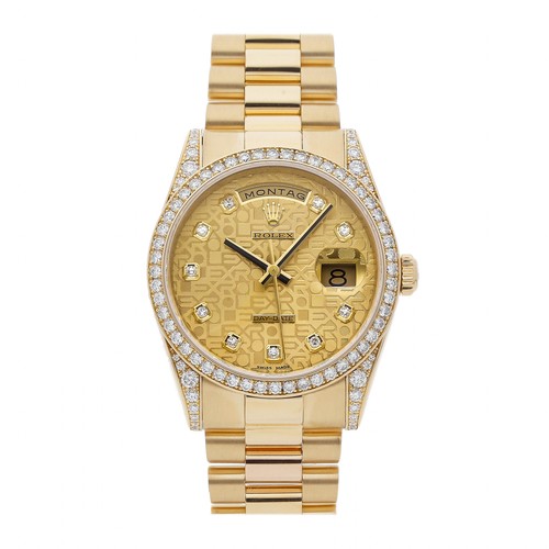 Unworn Rolex Day-Date | REF. 118388 | Carousel Green Jade