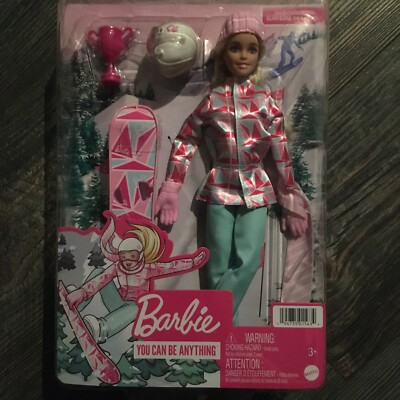 BARBIE You Can Be Anything SNOWBOARDER