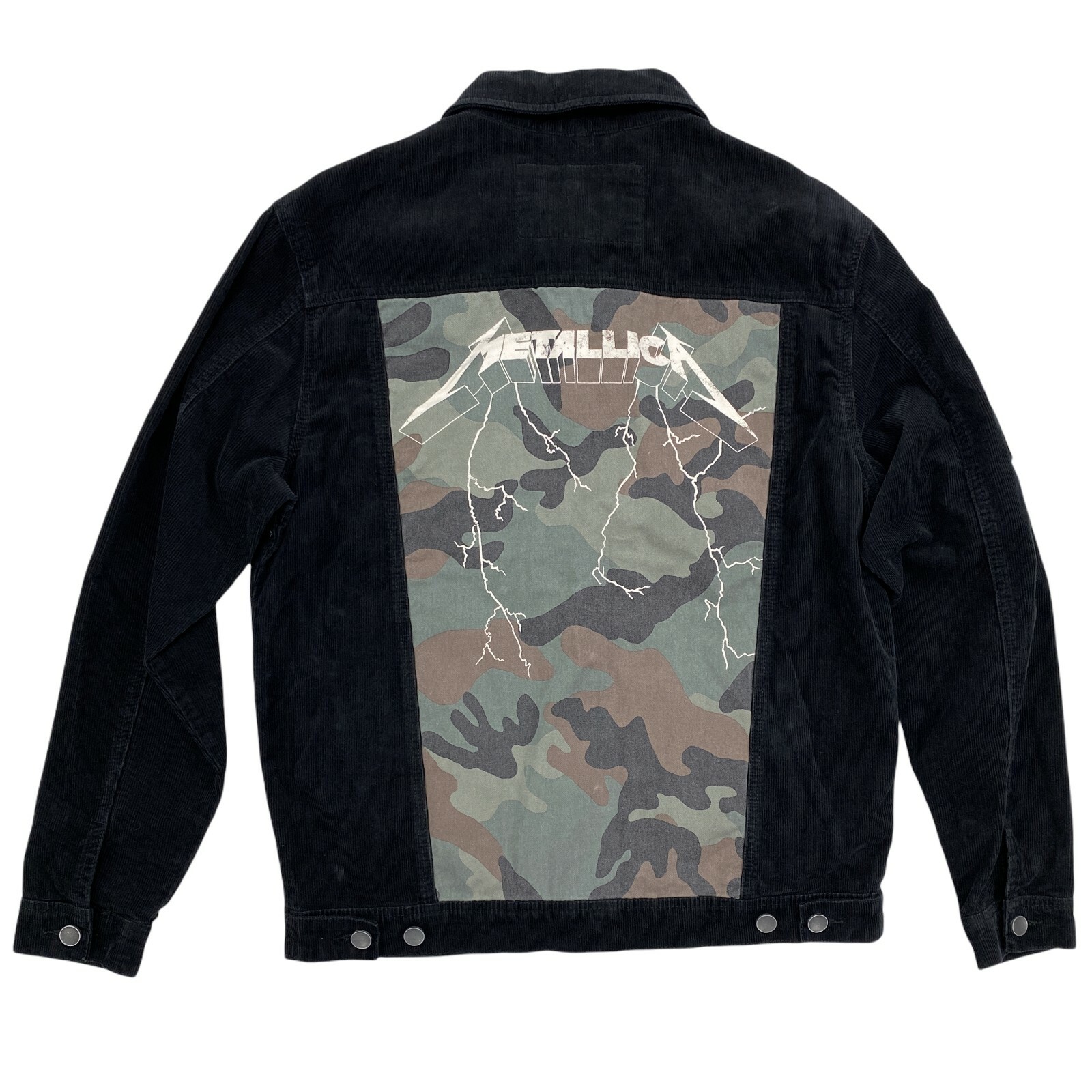 

Мужская вельветовая куртка Billabong x Metallica AI Metallica Черный Зеленый Камуфляж