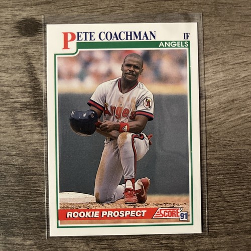PETE COACHMAN 1991 SCORE ROOKIE PROSPECT #344 MLB | eBay