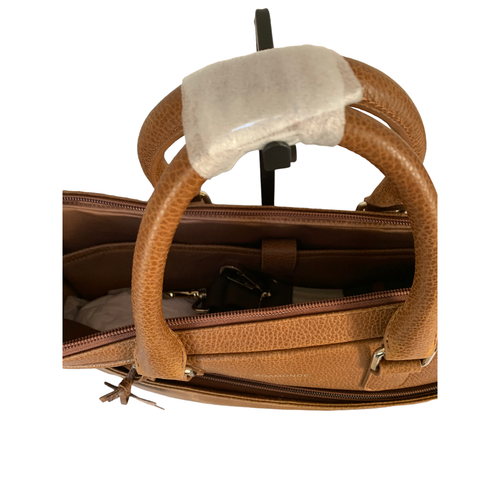 Adamonde - Classic Genuine Leather Briefcase//Laptop Bag - Brown