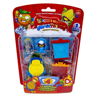 SuperThings Series 1 - Blister Pack (4) by - Contains 3 Characters, 1 Rare Si...