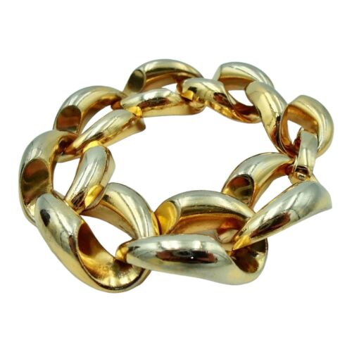 Vintage Christian Dior Germany Chunky Gold Tone Chain Link Vintage Christian Dior Germany Chunky Gold Tone Chain Link