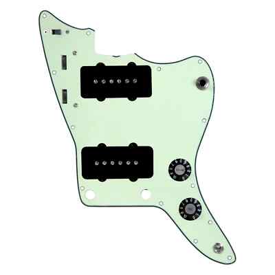 920D Custom Jazzmaster Vintage Loaded Pickguard Black on Mint Green