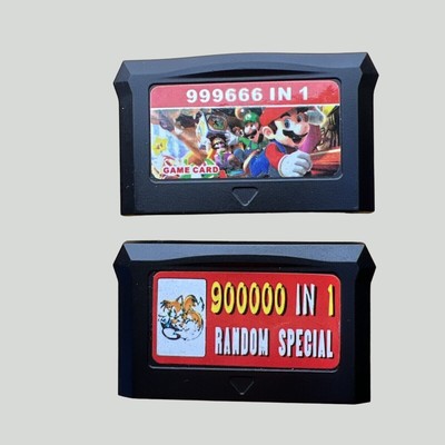 PXP 3 Slim Station 2 Video Games 900000 In 1 & 999666 In 1 Cartridges Only