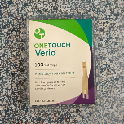 One Touch Verio 100 Ct MINT/SLIGHTLY DINGED