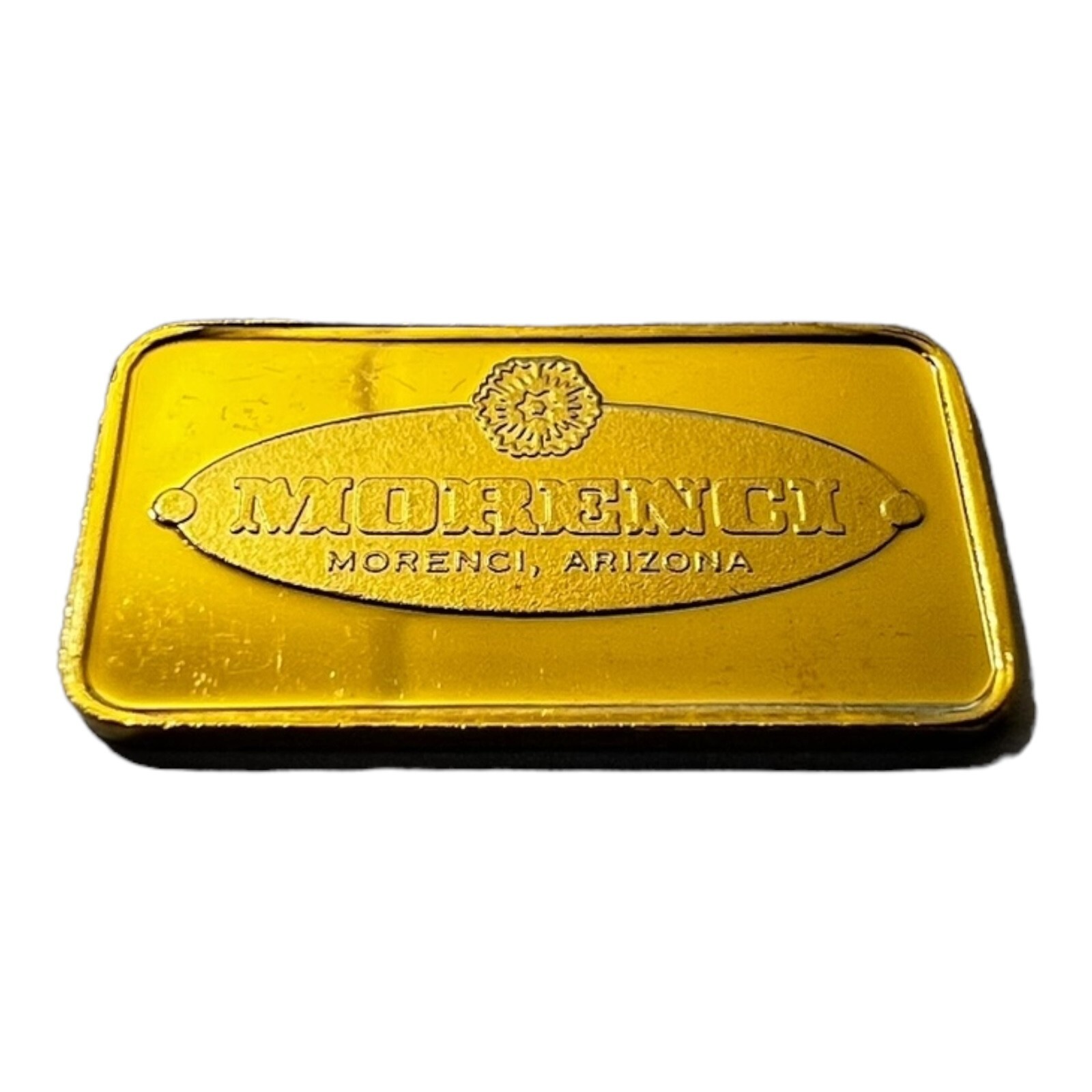 1 (ONE) 1977 RARE Franklin Mint 24KT Gold Mines Ingot