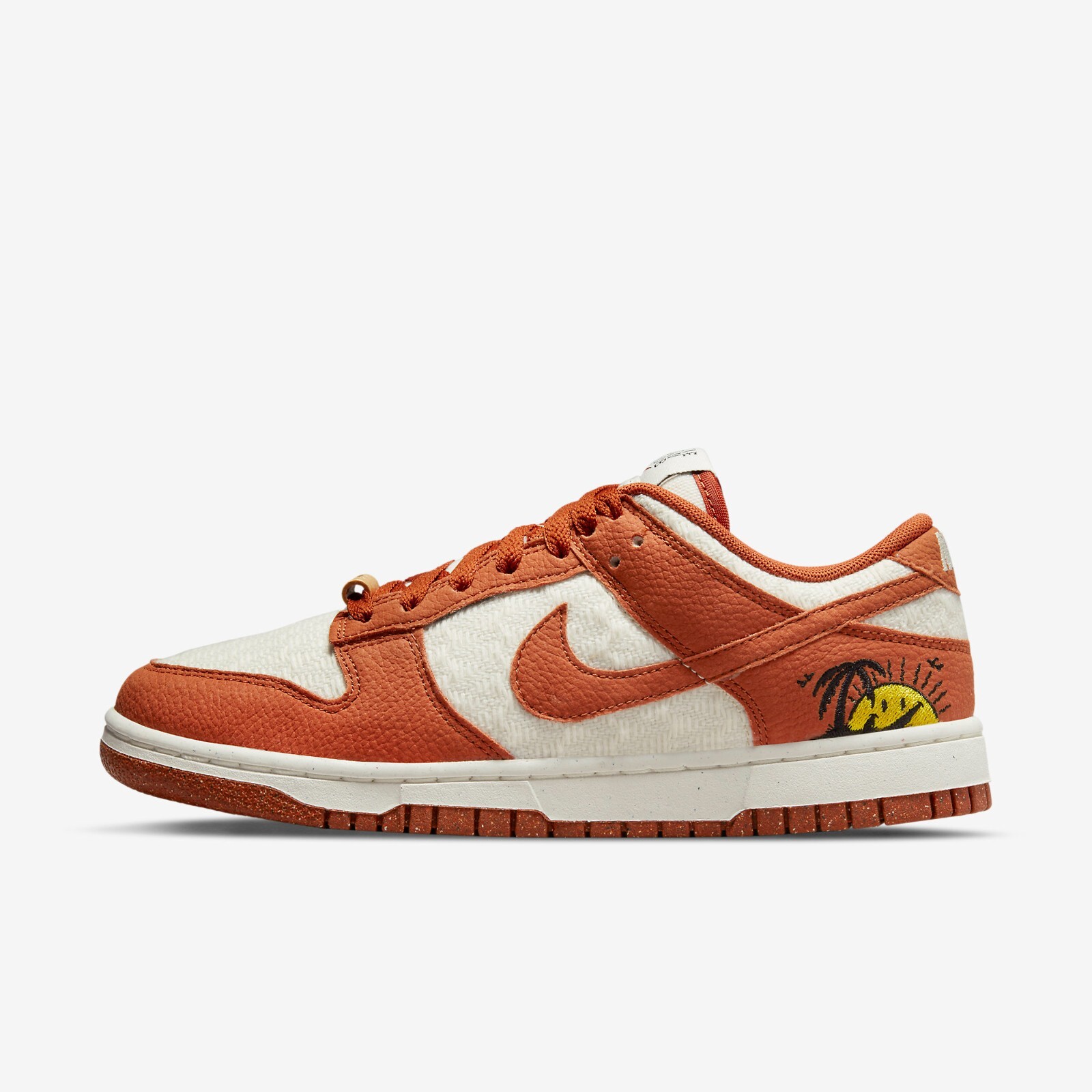 

Женские кроссовки Nike Dunk Low SE Sun Club Burnt Sunrise DR5475-100, Sail/burnt sunrise/black/vivid green, Nike Women Dunk Low SE Sun Club Burnt Sunrise