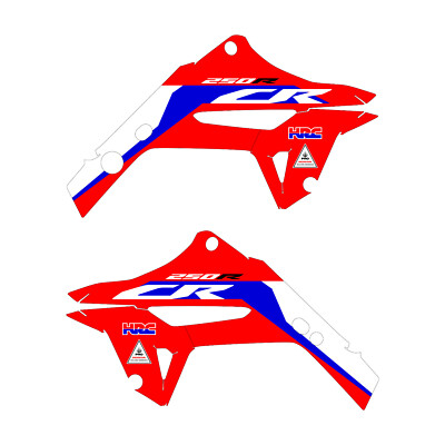 CR250 Polisport Restyle Gen2 Decals 02-07 21 style red