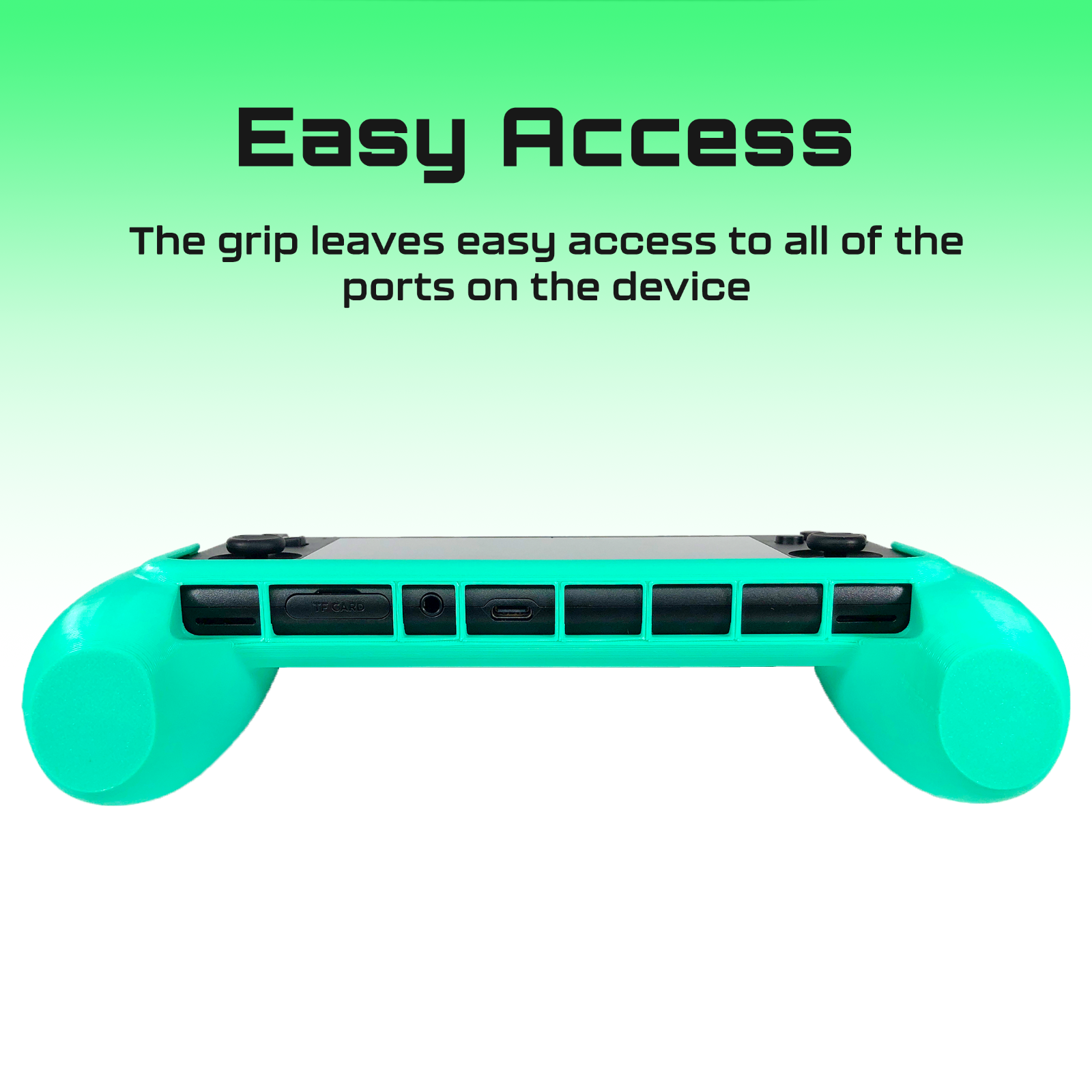 Retroid Pocket 4/4+ Comfort Grip Case 2-in-1 Screen Protector - 3D Printed