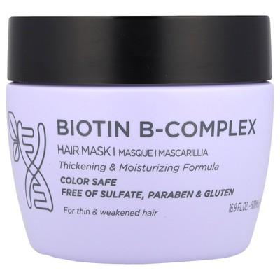 Biotin B-Complex, Hair Mask, Thin & Weakened Hair, 16.9 fl oz (500 ml)