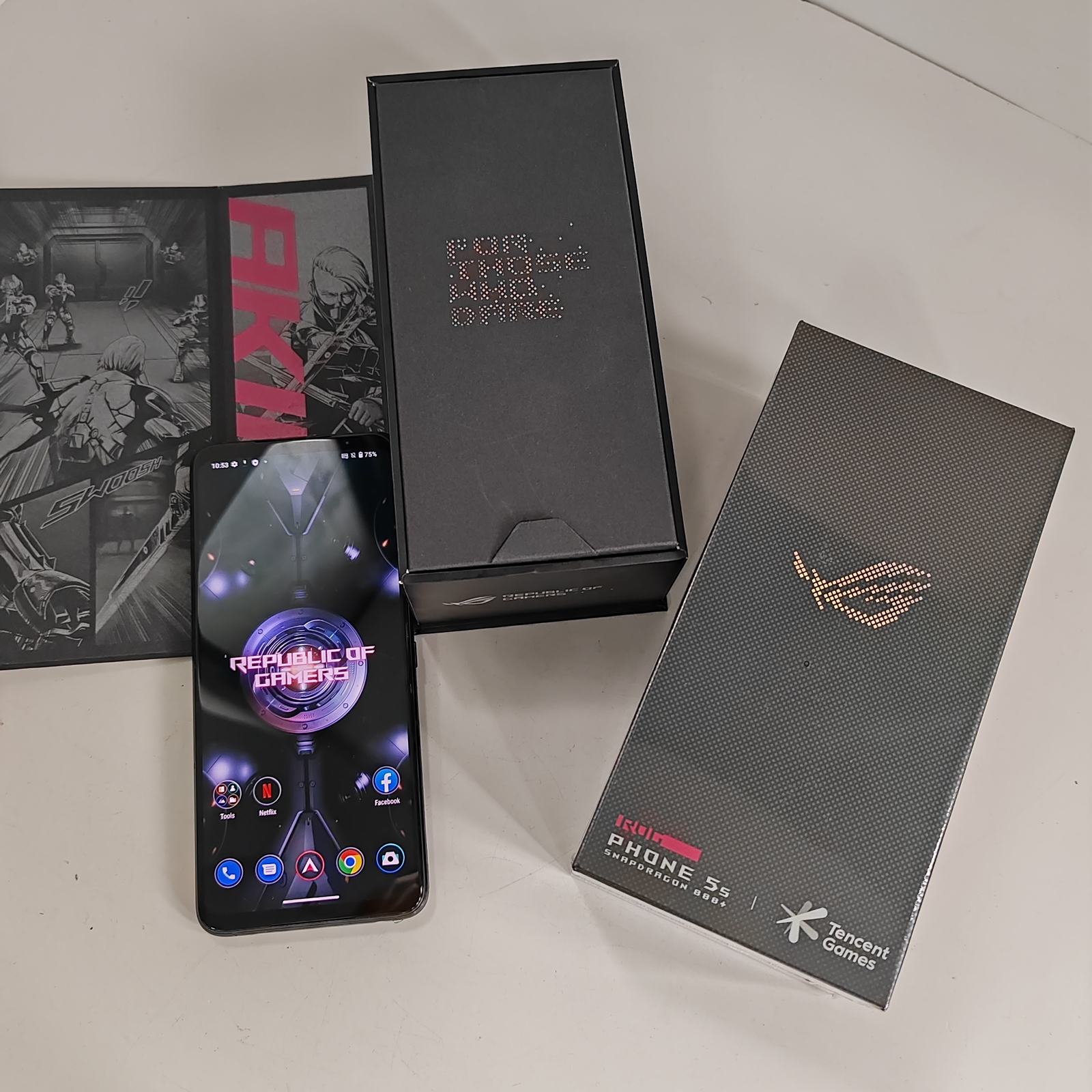 (=^・^=) Rogphone 5 (=^・^=) ASUS ROG Phone 5 16+256GB Google play CN version Straight