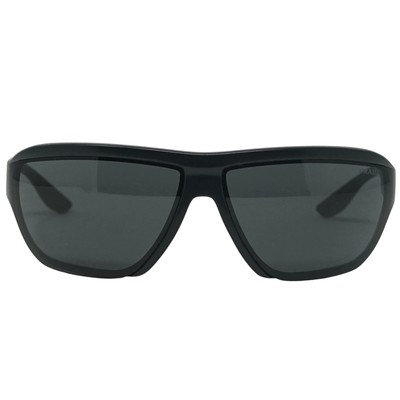 Pre-owned Prada Sport Ps09vs 1bo06f Black Sunglasses In Gray
