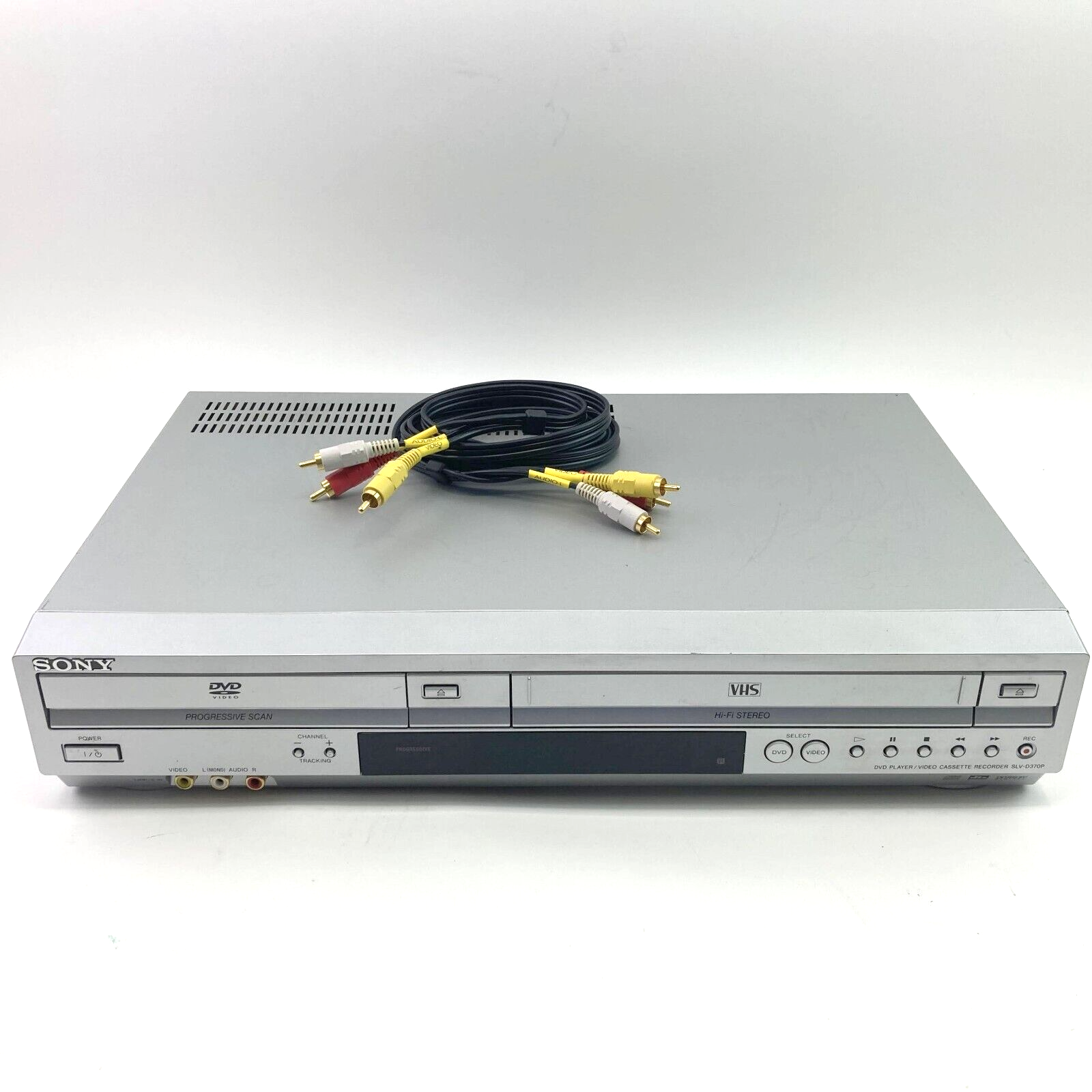 Sony SLVD370P DVD VCR Combo Player VHS Recorder No Remote Partially