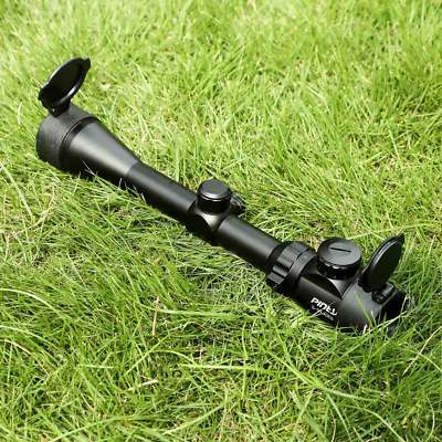 Pinty 3-9X40MM Rifle Scope Mil Dot Illuminated Red&Green Optics Hunting