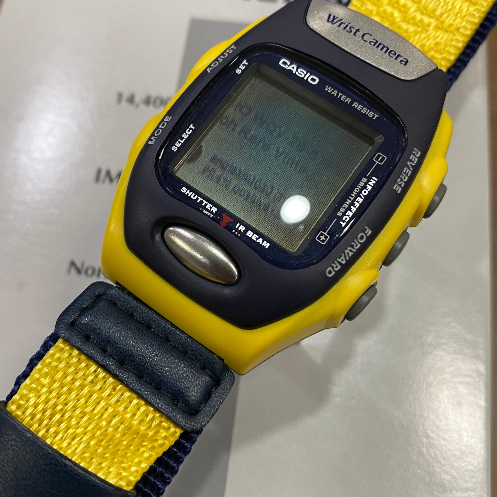 Pre-owned Casio Wqv-2b-9 Wrist Camera Digital Watch Rare Vintage In Box