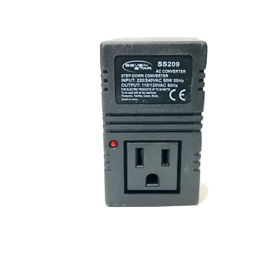 50 Watt European Travel Voltage Converter 220 Volt to 110 volt