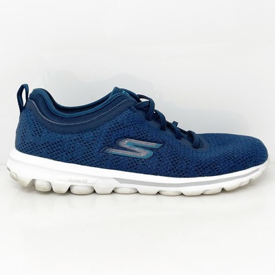 

Skechers Womens Go Walk Ultra 13487 Синяя повседневная обувь Кроссовки Размер 9.5, Синий, Go Walk Ultra