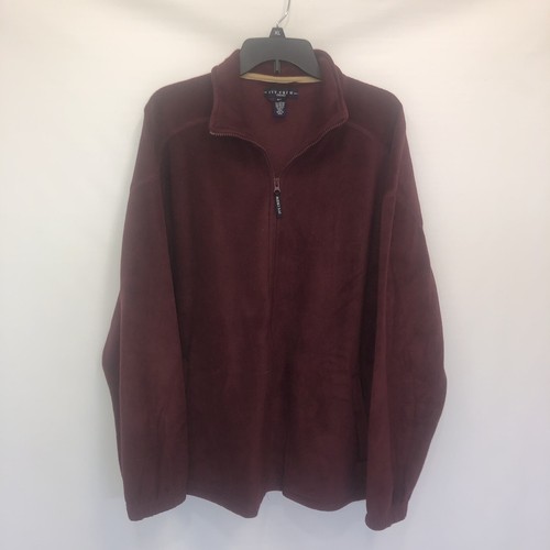 Ivy Crew Full Zip Adult XL Mens Red 100% Polyester Jacket
