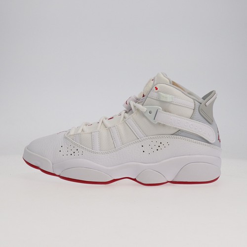 

Nike Jordan 6 Rings BOTH FEET EYELETS DISCOLORATION Men US8 Casual 322992-116, Белый, Jordan 6 Rings