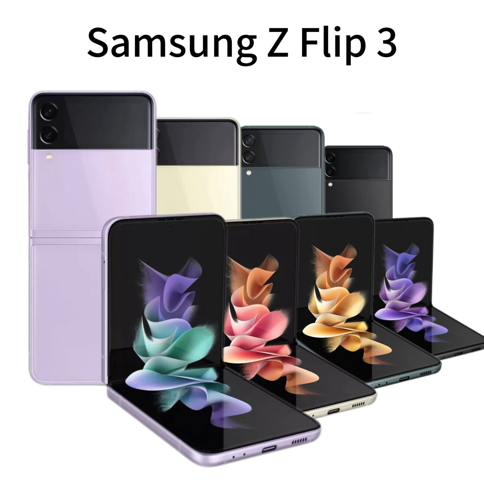 NEW Samsung Galaxy Z Flip 3 5G 128/256GB F711U Factory Unlocked All Carriers NEW Samsung Galaxy Z Flip 3 5G 128/256GB F711U Factory Unlocked All Carriers