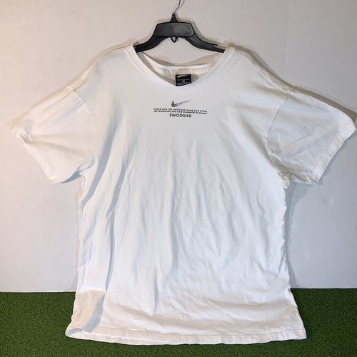 Nike sportswear swoosh dress white t-shirt 3XL | eBay