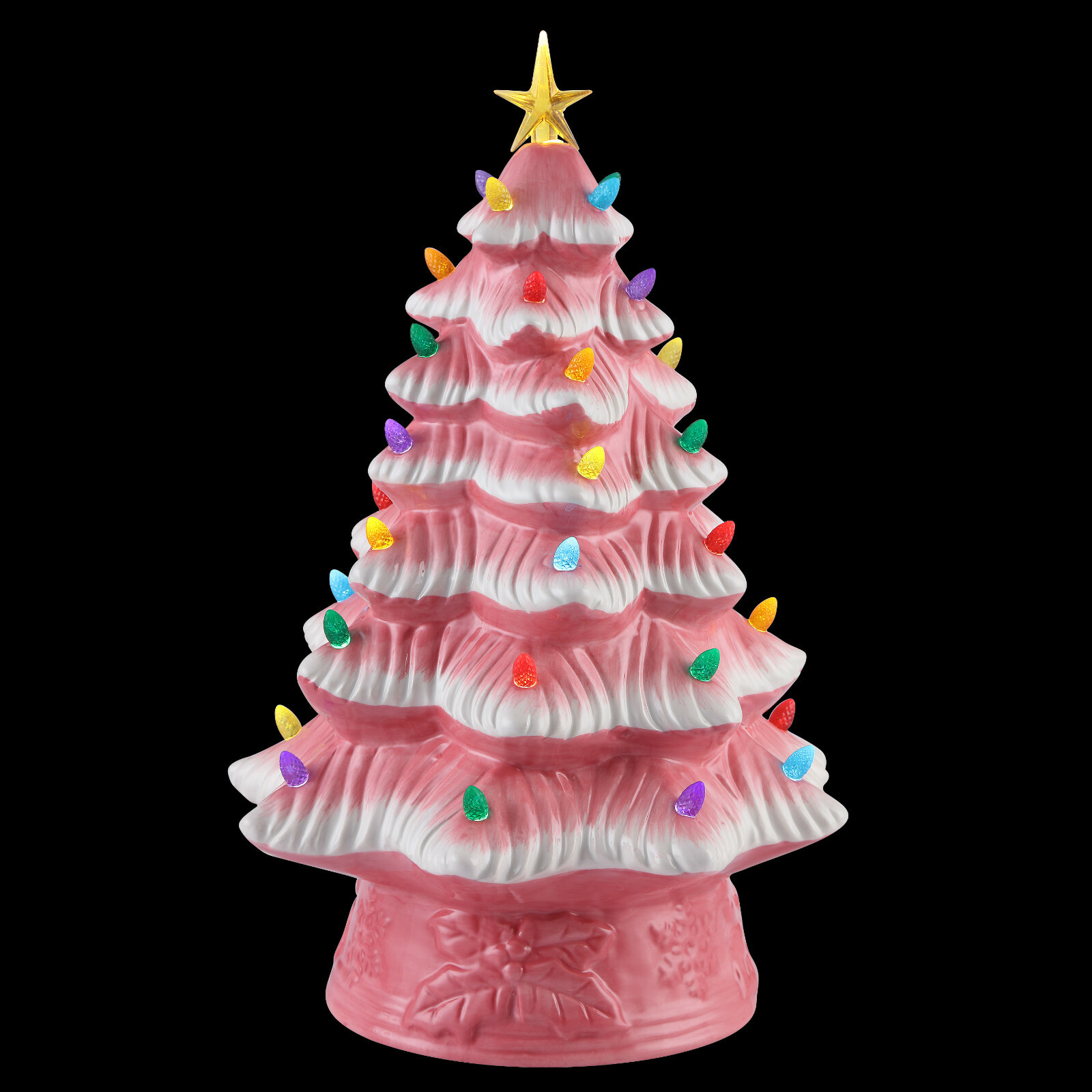 Mr. Christmas 16" LED Retro Nostalgic Ceramic Christmas ...