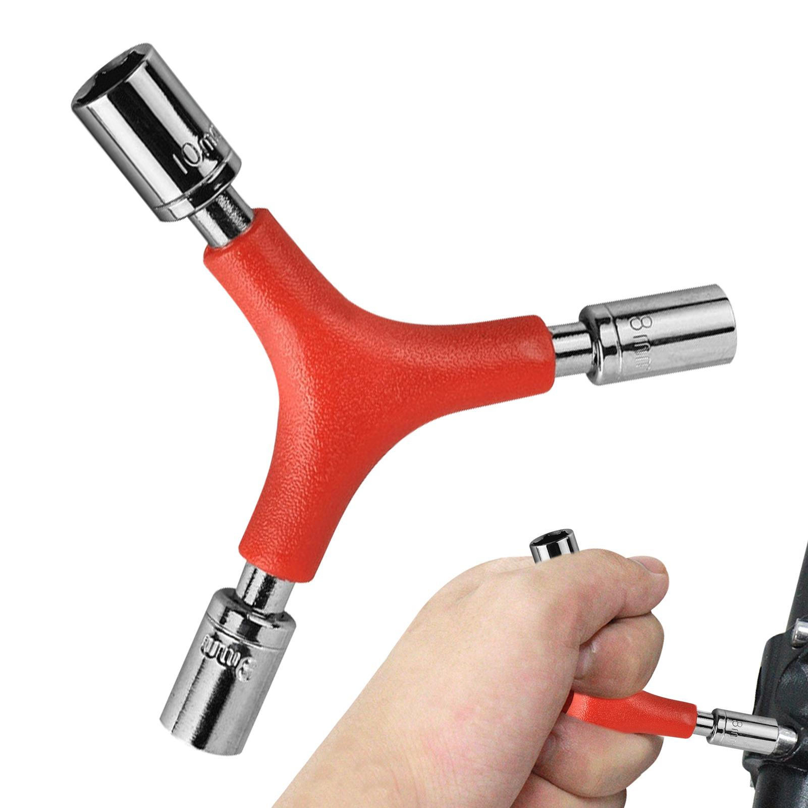 New 3-Way Y Type Bike 8/9/10mm Socket Wrench Tool Set