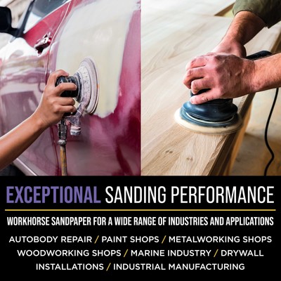 800 Grit 6" Purple Ceramic Sanding Discs, Box of 50 - Hook & Loop Sandpaper