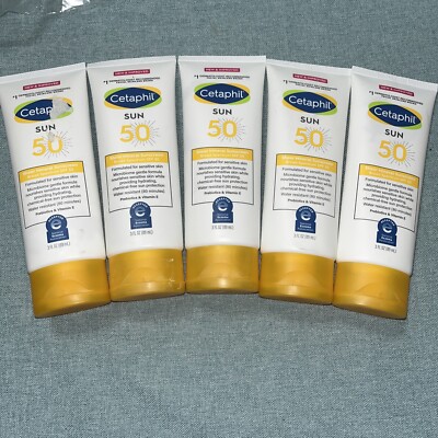 5 Cetaphil Sheer Mineral Sunscreen - SPF 50 - 3oz EXP: 03/24