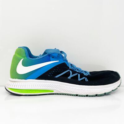

Nike Mens Air Zoom Winflo 3 831563-004 Черные кроссовки для бега Размер 7,5, Черный, Air Zoom Winflo 3