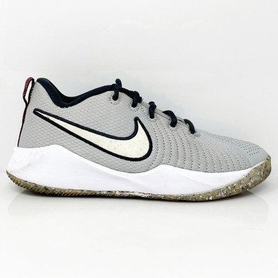 Nike Boys Team Hustle Quick 2 CZ6562-005 Серые баскетбольные кроссовки, размер 6 лет