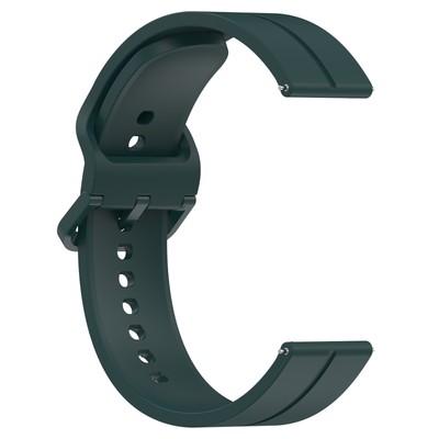 20MM Strap Soft Silicone Fluted Watch Strap For Haylou RS4 plus LS11/BLING LS12