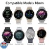 TopPerfekt Sport Band Compatible with Garmin Venu 4 41mm/3S/2S Quickfit Wristband, 18MM Silicone Adjustable Strap Replacement for Vivoactive 4S, Vivomove 3S, Forerunner 265S/255S Music-Rose Pink 18mm