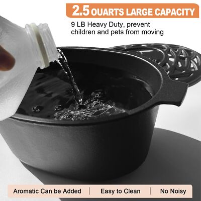 Wood Stove Steamer Rust Resistantfireplace Humidifier Pot Cast Iron Steamer For 