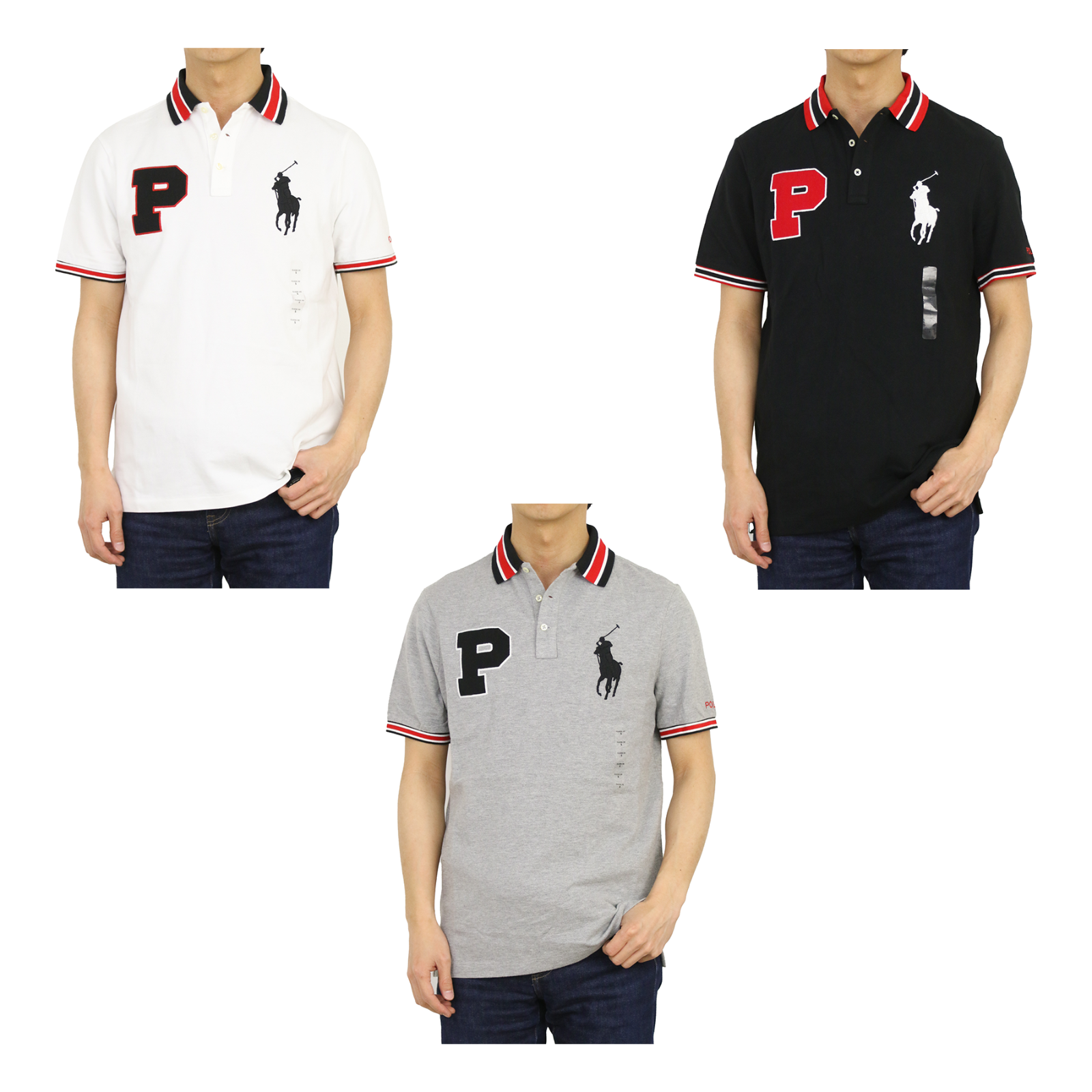 Polo Ralph Lauren Short Sleeve Classic Fit Big Pony Polo Shirt w/ P - 3 colors