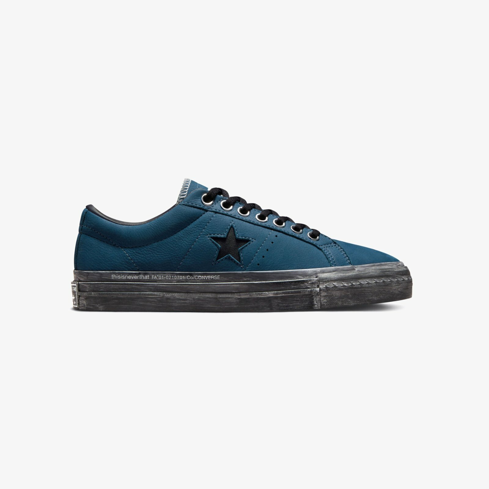 

Мужские кроссовки Converse One Star Ox x thisisneverthat 172394c POSEIDON BLACK, Синий, thisisneverthat 172394c