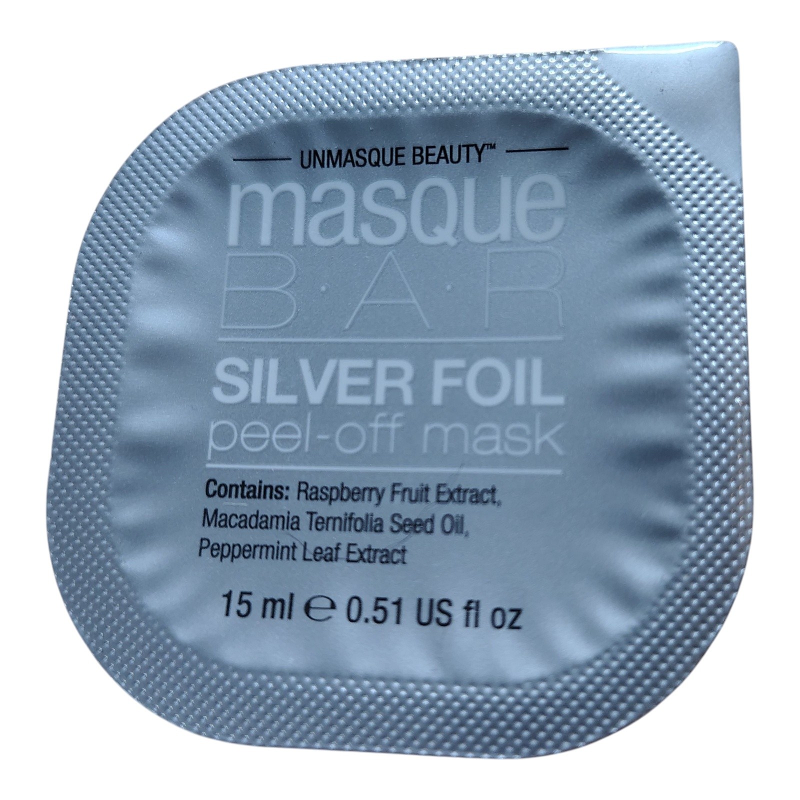 Masque Bar Silver Foil Peel-Off Mask 15ml Silver KBeauty Brightening Skincare