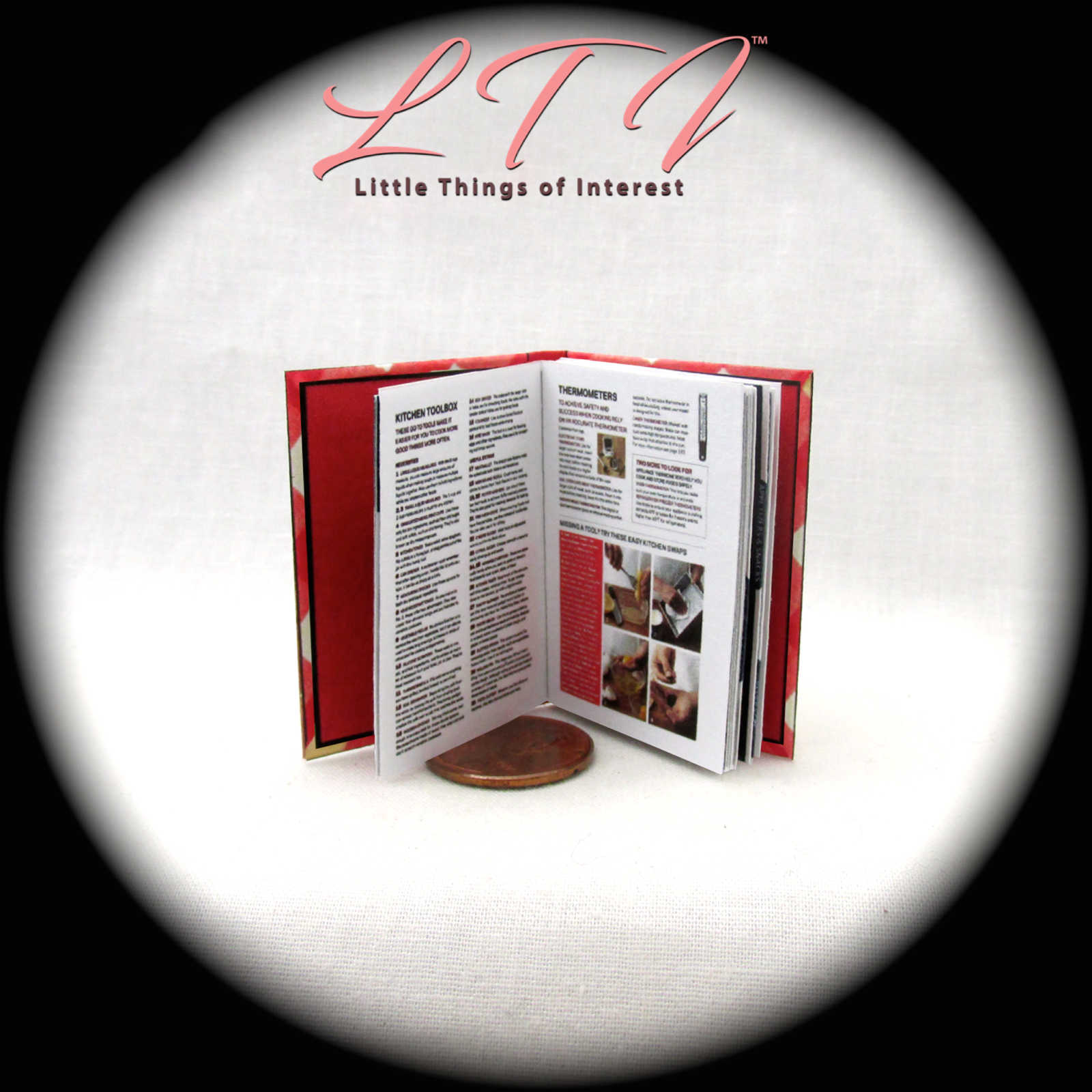 1:6 Scale BETTER HOMES AND GARDENS NEW COOKBOOK Color Illustrated Book