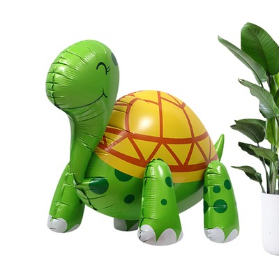 1PC Turtle Party Balloon 3D Assembly Three-dimensional Standing Foil Balloons