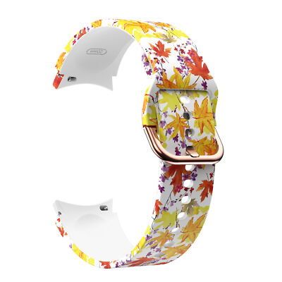 No Gaps Print Silicone Band For Samsung Galaxy Watch 4 5 6 Classic 40/44/42/46mm