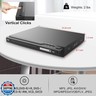 HDMI DVD Players for TV, All Region Free DVD Player with HDMIandRCA Cable, Remote Control, Dual Microphone Ports, USB Input, Support NTSC/PAL System